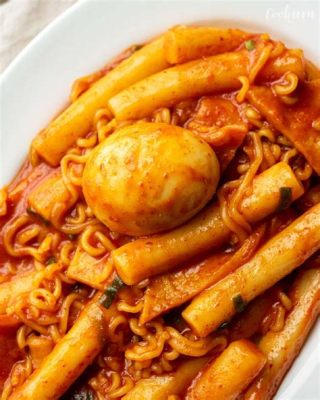  Ddeokbokki con Salsa Picante y Umami: ¡Una Explosión de Sabores en las Calles de Suwon!