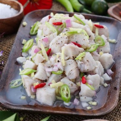  Kinilaw: ¡Un delicioso plato Filipino de pescado crudo marinado con vinagre y especias que explota en tu paladar!