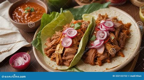 ¡Pibil de Cochinita: Un festín de sabores caribeños envueltos en una suave y sabrosa marinada de achiote!